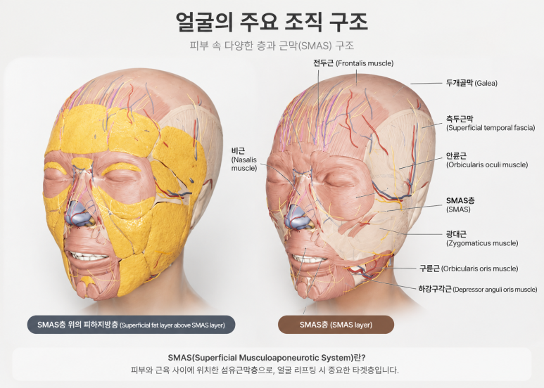 피부 속 구조 개인차